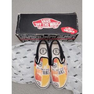 Vans Shoes Mens 7.5 Womens 9 Multicolor Triple Crown Surfing Classic Slip-On